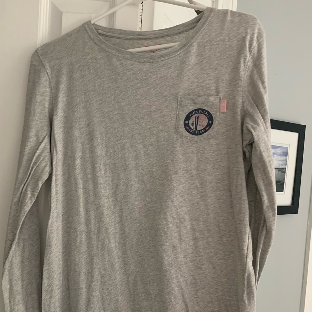 Long sleeved, Vineyard Vines shirt.